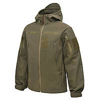 Тактична куртка Soft Shell VIKING OLIVE олива WinTac