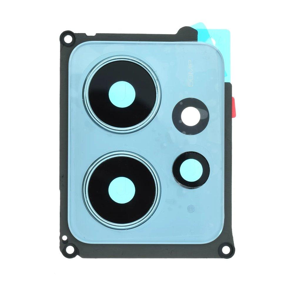 Скло камери для Xiaomi Redmi Note 12 (4G) в рамці (Blue) (Original)