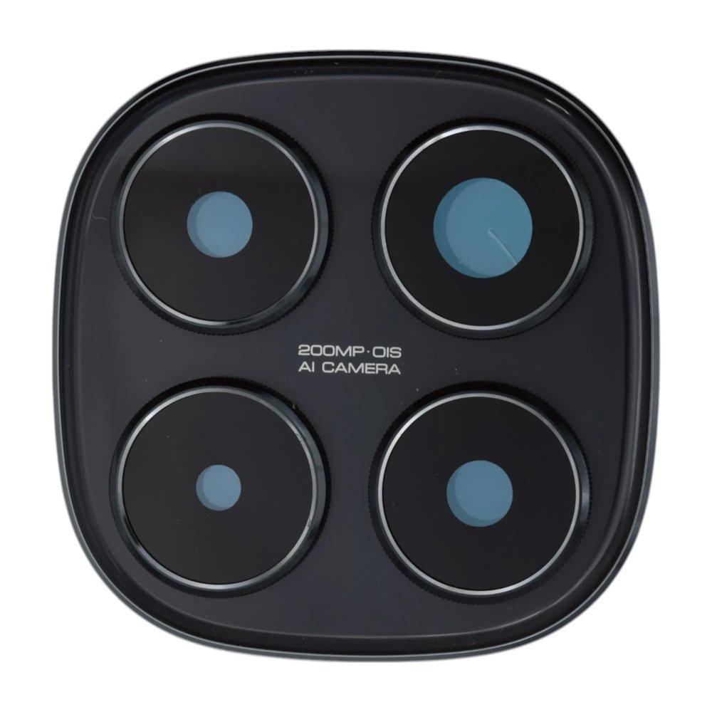 Скло камери для Xiaomi Redmi Note 14 Pro (4G) в рамці (Black) (Original)