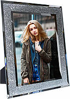 4 рамки для фотографій TAOceeXI 5x7, срібна кришталева фоторамка, (Уцінка)