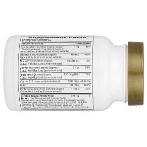 Вітамін В-12, Vitamin B12, Nature's Plus, Source of Life Garden, органік, 60 веганських капсул, фото 2