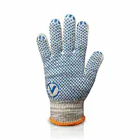 Робочі трикотажні рукавички TOP з ПВХ точкою розмір 8