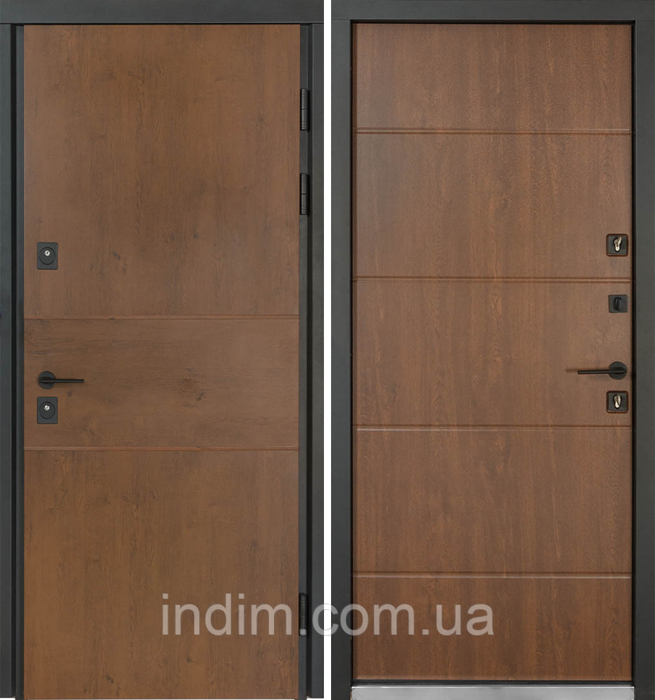 Булат Термо House, модель 703/191. Колір: дуб бронза/горіх натуральний, фото 1