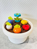 Гра сортер HE795800, 5 ігор, фігурки (овочі, квіти), в коробці, 18-18-12см, фото 8