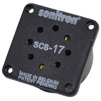 П’єзодинамік Sonitron SCS‑17 P10 (чорний, 18,6×18,6×9,7 мм, 5–30 Vpp)