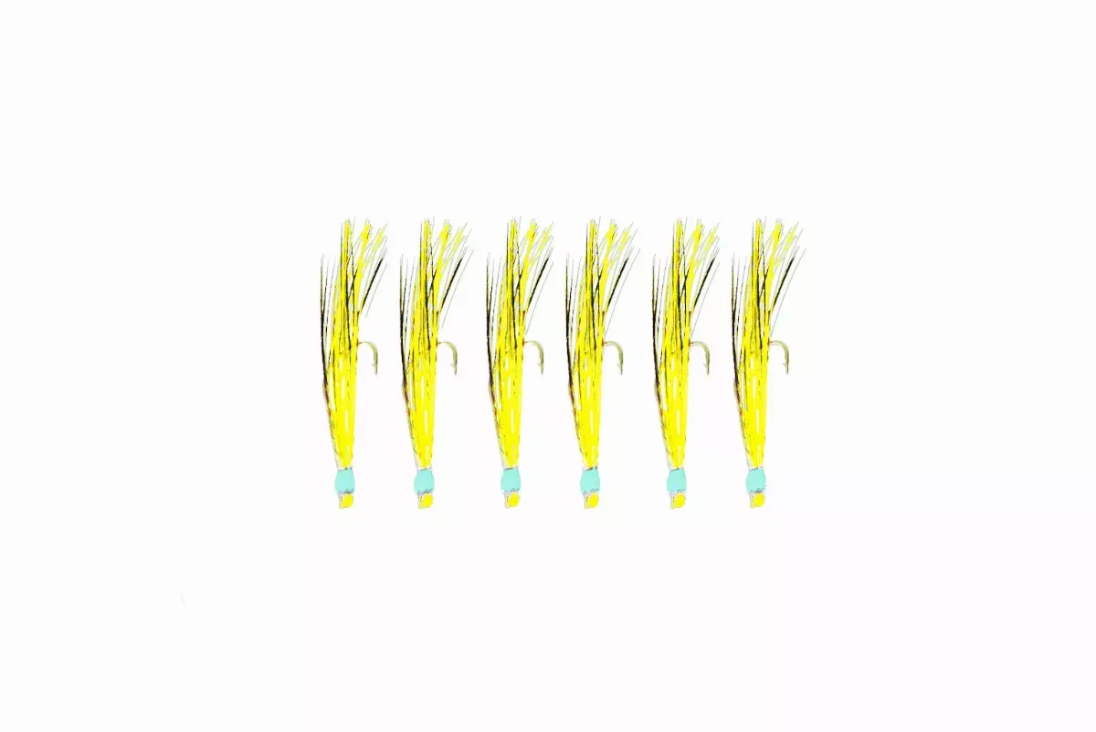 Самодур GC Sabiki SB14006YG (гачок №6, 6 гачків, кол.: Yellow Glow)