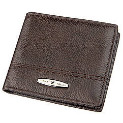 Гаманець чоловічий флотар шкіряний TAILIAN 18999 Темно-коричневий