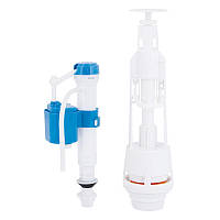 Lidz LT06 Комплект арматура з клапаном нижнього подавання 1/2, хром кнопка