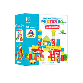 Дерев'яний конструктор Tree Toys Містечко арт. MD 1866