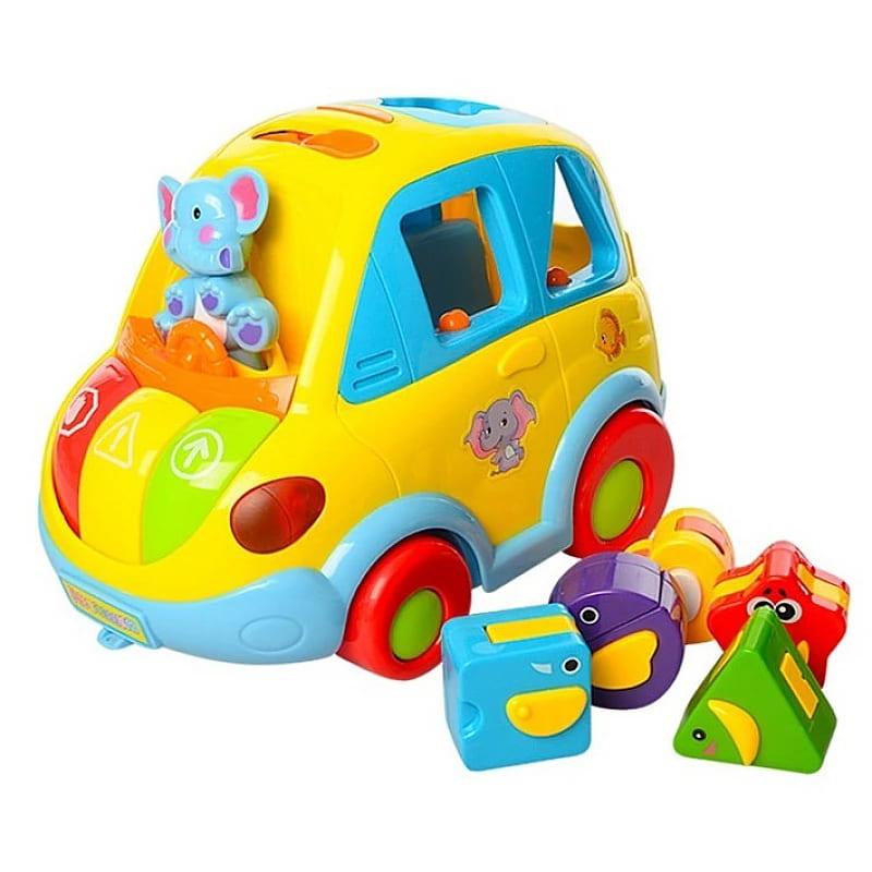 Розвиваюча іграшка LimoToy Машинка-сортер укр 9198 UA, фото 1