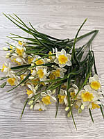Штучні гелеві нарциси . Букет декоративних нарцисів ( 50 см ), фото 6