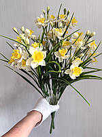 Штучні гелеві нарциси . Букет декоративних нарцисів ( 50 см ), фото 7