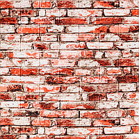 Декоративна 3D панель 700х770х4мм Червоно-біла цегла (341) SW-00000533