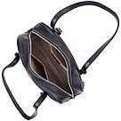 Цікава сумка-клатч зі знімними ручками з натуральної шкіри 22078 Vintage Чорна, фото 6