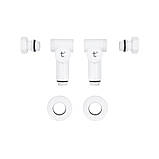 Комплект кранів Thermo Alliance Standart 1/2" білий, для сушарки для рушників кутовий SF395W15HEW, фото 5