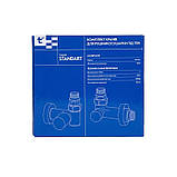 Комплект кранів Thermo Alliance Standart 1/2" чорний, для сушарки для рушників кутовий SF395W15HEB, фото 7