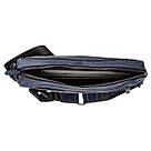 Ділова чоловіча шкіряна сумка на плече SHVIGEL 11249 Синя, фото 7