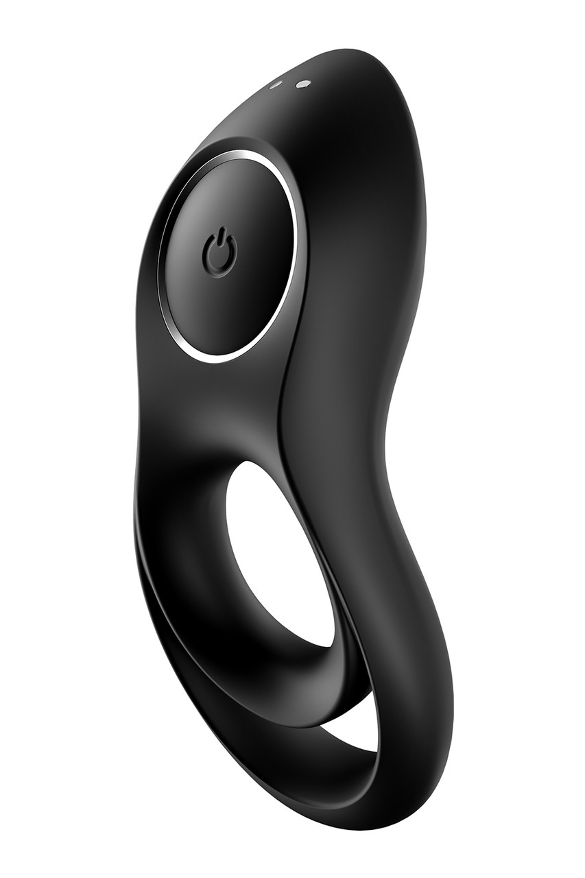 Подвійне ерекційне кільце Satisfyer Legendary Duo чорний, фото 1