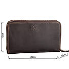 Чоловічий клатч SHVIGEL 11083 шкіряний Коричневий, фото 3