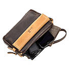 Чоловік клатч SHVIGEL 11086 шкіряний Коричневий, фото 5