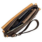 Чоловік клатч SHVIGEL 11086 шкіряний Коричневий, фото 7