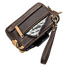 Чоловік клатч SHVIGEL 11086 шкіряний Коричневий, фото 8