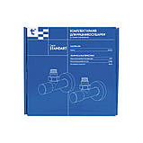 Комплект кранів Thermo Alliance Standart 1/2" Н для сушарки для рушників кутовий білий SF395W15W, фото 7