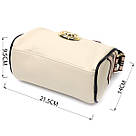 Дивовижна сумка для стильних жінок із натуральної шкіри Vintage 22264 Білий, фото 3