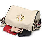 Дивовижна сумка для стильних жінок із натуральної шкіри Vintage 22264 Білий, фото 7