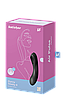 Подвійний вібратор із вакуумною стимуляцією Satisfyer Curvy Trinity 4 чорний, фото 5