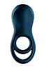 Ерекційне смарт кільце з вібрацією Satisfyer Epic Duo синє, фото 3