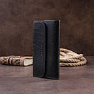 Горизонтальна барсетка-клатч чоловіча в гладкій шкірі GRANDE PELLE 11298 Чорна, фото 10