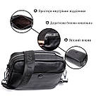 Жіноча сумка з натуральної м'якої шкіри Vintage 22436 Чорна, фото 4