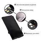 Багатофункціональний клатч 11337 Grande Pelle Чорний, фото 4