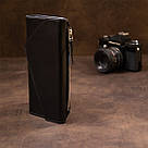 Багатофункціональний клатч 11337 Grande Pelle Чорний, фото 9