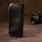 Багатофункціональний клатч 11337 Grande Pelle Чорний, фото 10