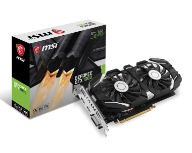 Відеокарта GeForce GTX 1060 6GB MSI OCV1 (GTX 1060 6GT OCV1) Б/В, фото 1