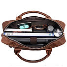 Сумка чоловіча під ноутбук Vintage 14662 Чорна, фото 6