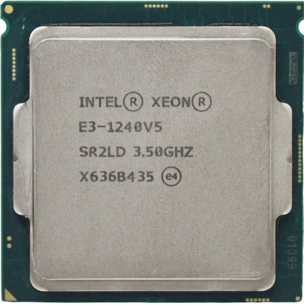 Процесор Intel Xeon E3 1240 v5 LGA 1151v1 (BX80662E31240V5) Б/В, фото 1