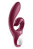 Стимулятор точки G та клітора Satisfyer Love me з вібрацією, бордовий, фото 2