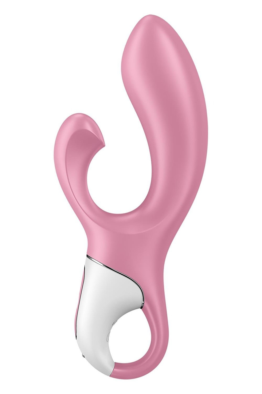 Вібратор кролик Satisfyer Air Pump Bunny 2 з технологією тиску повітря, рожевий, фото 1