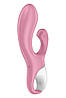 Вібратор кролик Satisfyer Air Pump Bunny 2 з технологією тиску повітря, рожевий, фото 2
