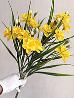 Штучні гелеві нарциси . Букет декоративних нарцисів ( 50 см ), фото 2