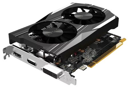 Відеокарта GeForce GTX 1050 Ti 4GB Zotac OC Edition (ZT-P10510B-10L) Б/В, фото 2