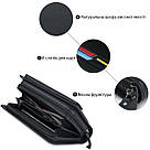 Клатч чоловіча з натуральної шкіри Vintage 14833 Чорний, фото 4