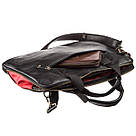 Чоловіча шкіряна тонка сумка для ноутбука SHVIGEL 19117 Чорна, фото 7