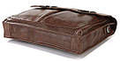 Портфель Vintage 14208 Коричневий, фото 6