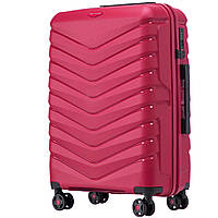 Валіза поліпропіленова WINGS PHX01 середня 65 см червона