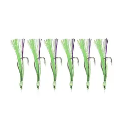 Самодур Kalipso Sabiki SB14006GG (гачок №6, 6 гачків, кол.: Green Glow)