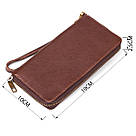 Чоловічий шкіряний клатч SHVIGEL 19124 Коричневий, фото 3